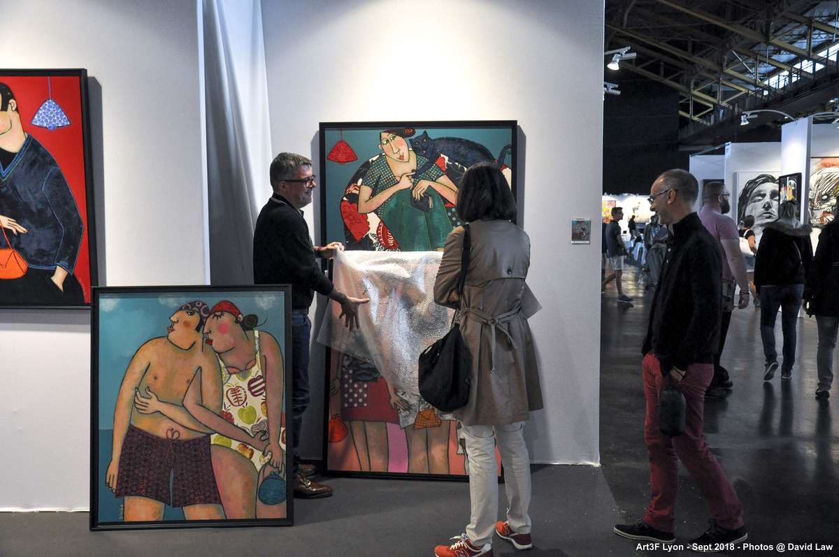巴黎當(dāng)代藝術(shù)博覽會，art3f，藝術(shù)展會現(xiàn)場