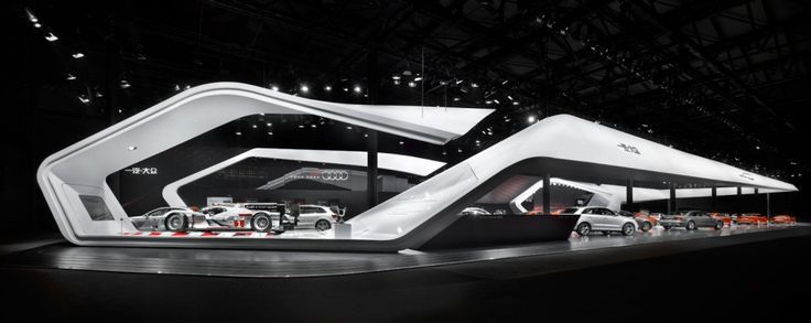 奧迪汽車展覽，車展，汽車展臺